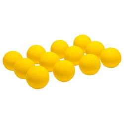 Champion Sports NOCSAE Official Lacrosse Balls, Yellow, Pack of 12 1571025