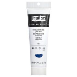 Liquitex Heavy Body Acrylic Paint, Phthalocyanine Blue (Green Shade), 4.65 Ounce Tube Item Number 404203