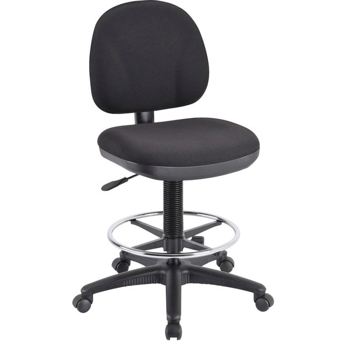 Classroom Select Millennia Task Stool, Black, 24 x 24 x 40-1/2 to 50-1/2 Inches