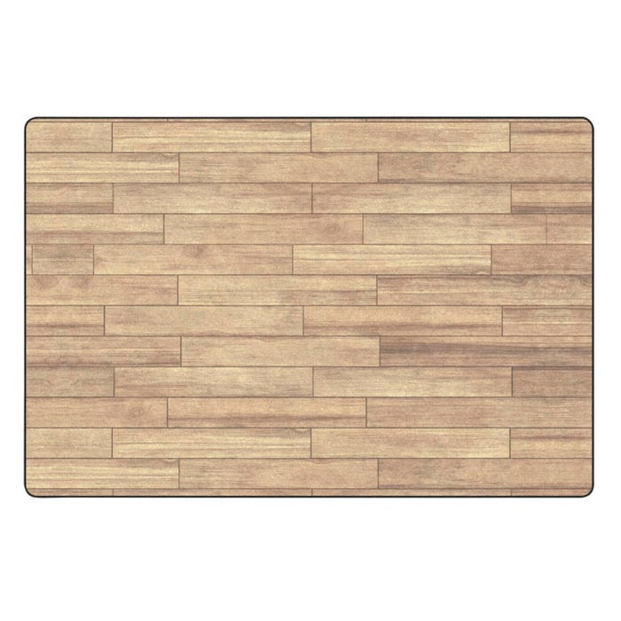 Childcraft Hardwood Floor Carpet, Rectangle