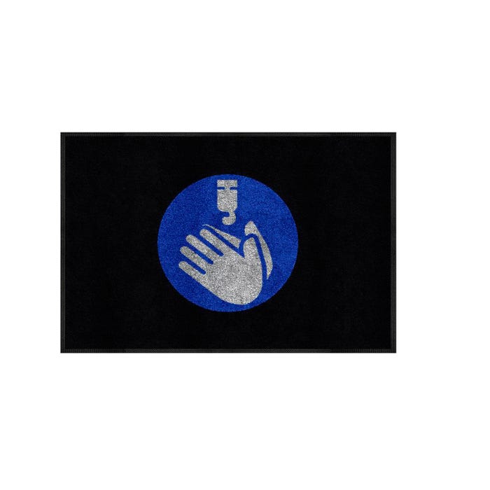 M&A Matting Wash your Hands Mat, 2 x 3 Feet