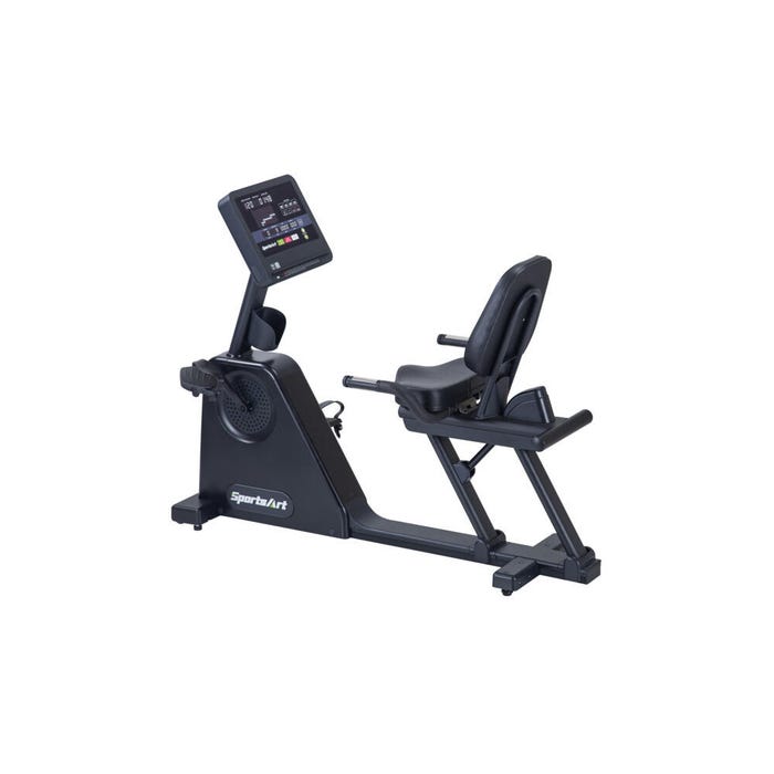 SportsArt Recumbent Bike, 65-4/5 x 25-3/5 x 49-9/10 Inches