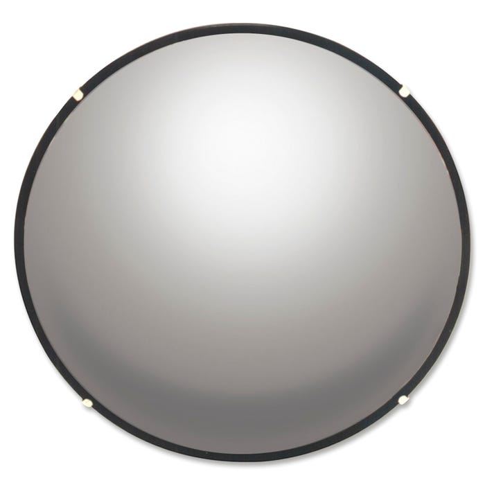 See-All Round Convex Mirror with Adjustable Mounting Brackets, 26 in Diameter, Glass
