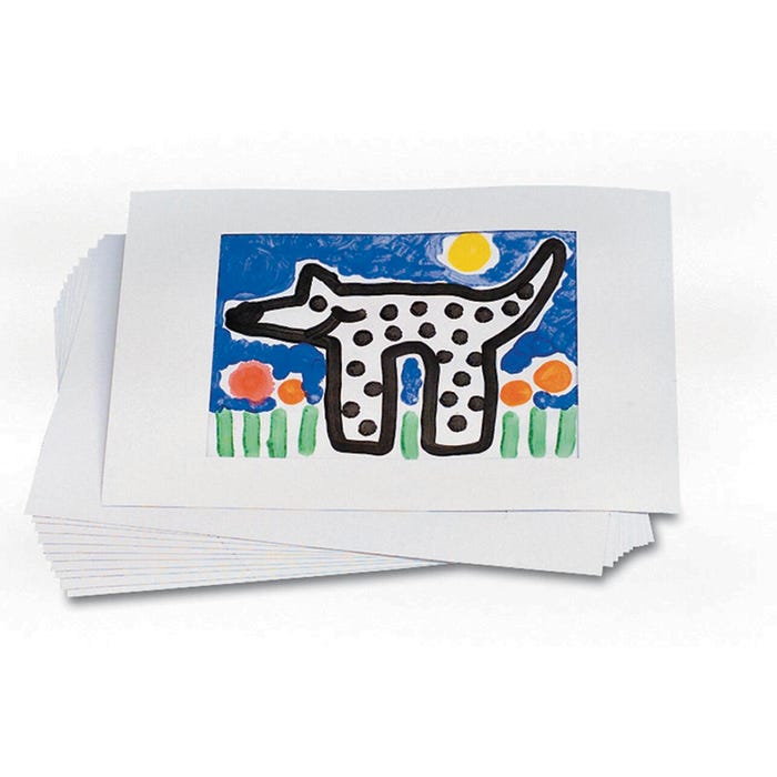 Inovart Mat Board Frame, 12 x 16 Inches, 6-Ply, White, Pack of 12