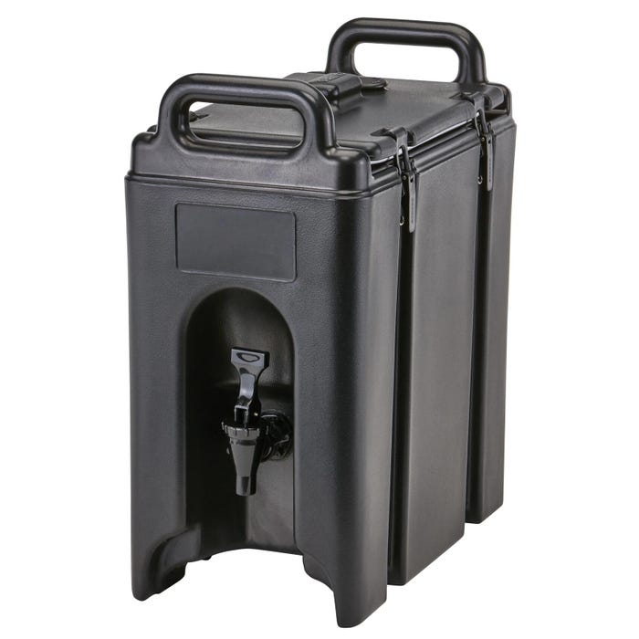 Cambro Camtainer Insulated Beverage Dispenser, 2.5 Gallon, Black