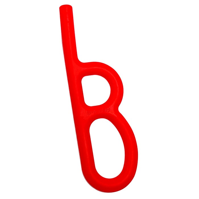 ChuBuddy B-Buddy Hand-Held Chew Factor 1 - Light, Smooth, Red