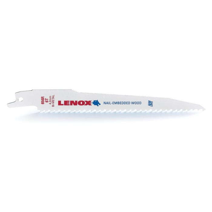 Lenox Reciprocating Wood - Rapid Plunge Blade, 6 in. long, 3/4 in. wide, 6 TPI