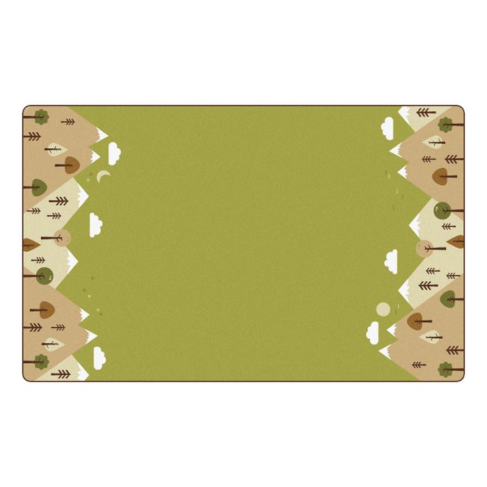 Carpets for Kids KIDSoft Tranquil Mountains Carpet, Rectangle