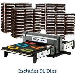 AccuCut MARK 5 Super Starter Die Set, Assorted Shapes and Sizes, Set of 91