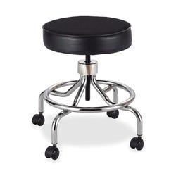 Safco Low Base Adjustable Height Exam Room Stool with Screw Lift, 17 - 25 in Seat