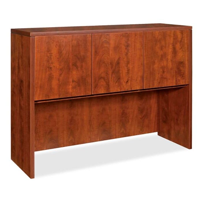 Classroom Select Laminate Hutch with Doors, 47-1/4 x 14-3/4 x 36 Inches, Cherry
