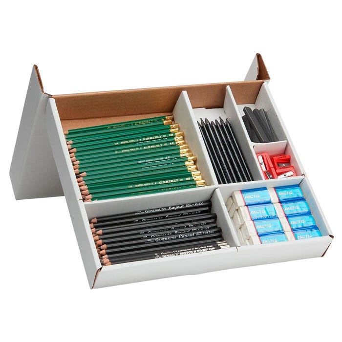 General's Graphite Pencils Classroom Pack, Assorted Hardness, Set of 184