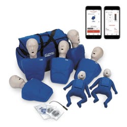 CPR Prompt Plus Complete TPAK700 7-Pack powered by Heartisense, Blue