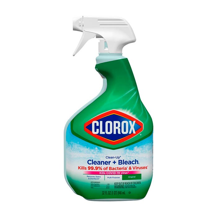 Clorox Clean-Up Original Cleaner + Bleach Spray, Original Scent, 32 Ounces