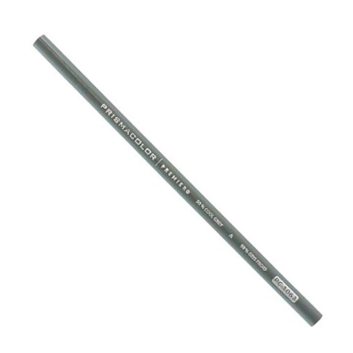 Prismacolor Premier Soft Core Colored Pencil, Cool Gray 50 Percent 1063, Each