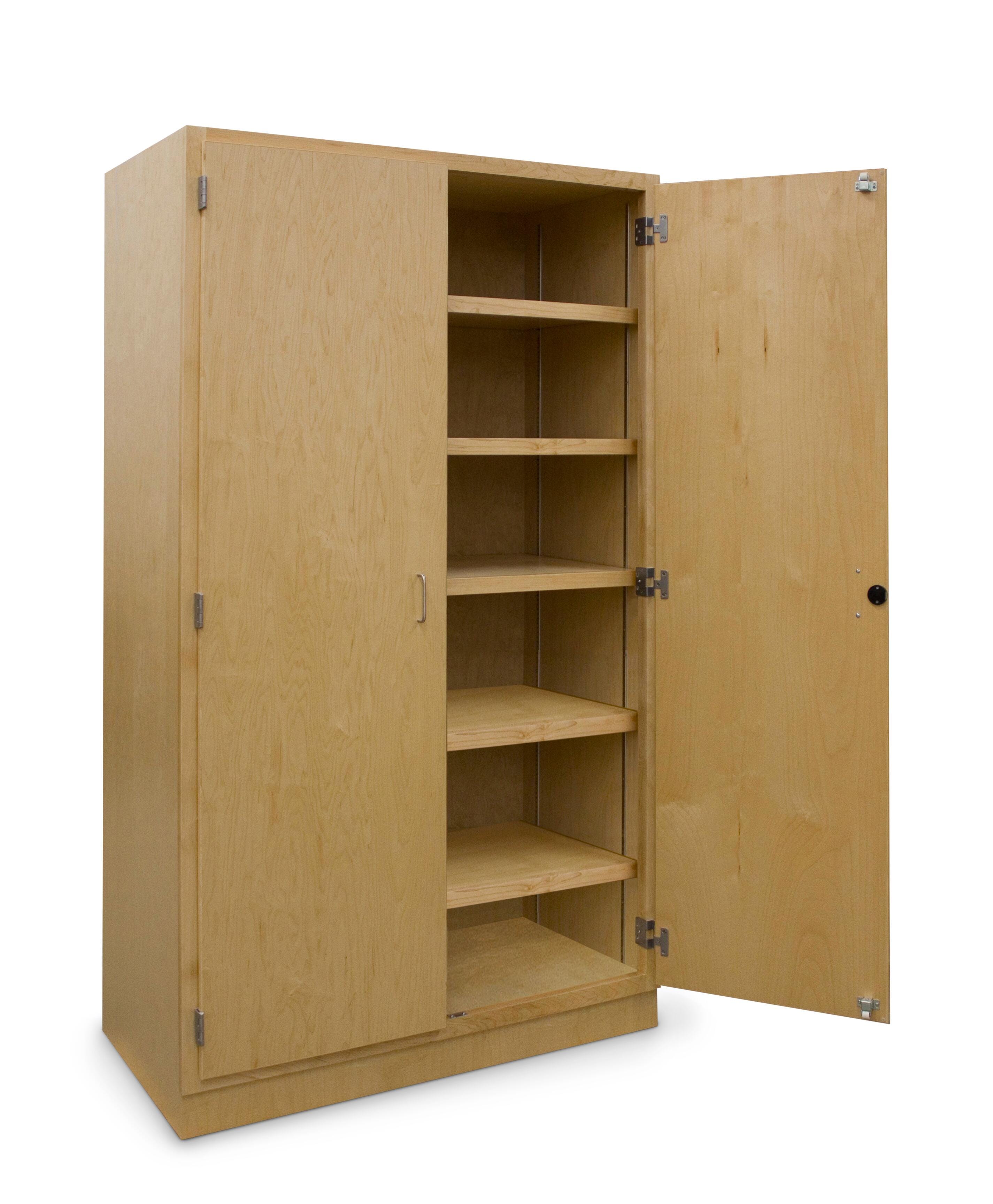 Hann Manufacturing Large Locking Storage Cabinet, 48 x 26 x 84 Inches