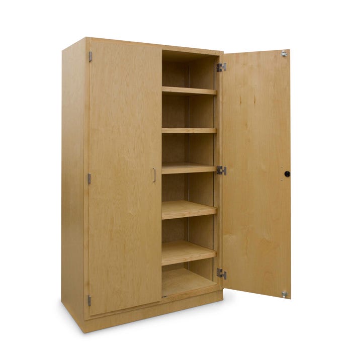 Hann Manufacturing Large Locking Storage Cabinet, 48 x 26 x 84 Inches