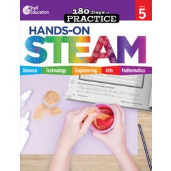 Shell Education 180 Days: Hands-On STEAM, Grade 5