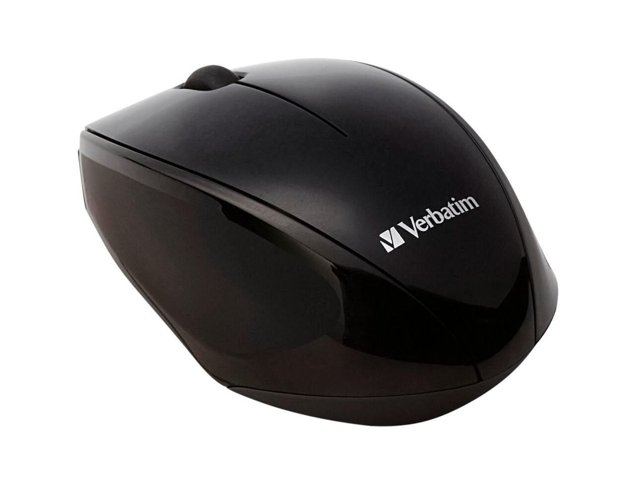 Verbatim Wireless Notebook Multi-Trac Blue LED Mouse, Black 2136012