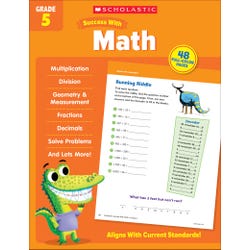 Scholastic Workbook Success With Math Workbook, Grade 5