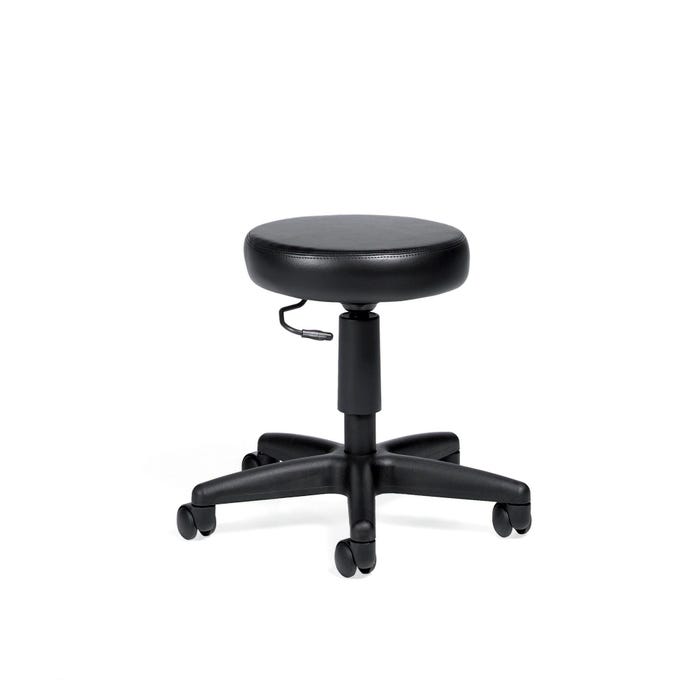Global File Buddy Stools, 5 in Seat, 14 W x 14 D x 19 H in, Black