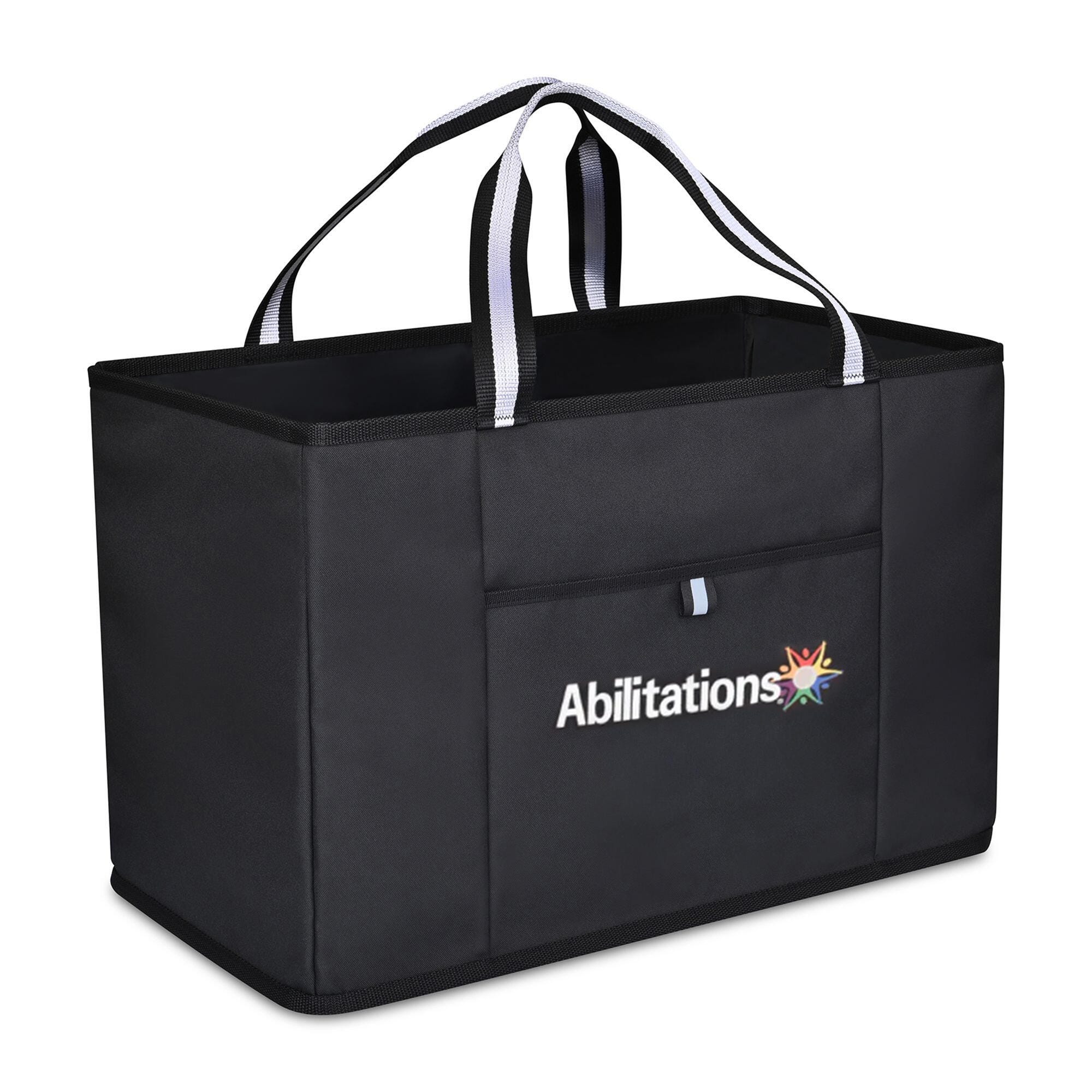 Image for Abilitations Heavy-Duty Utility Tote, 11 x 14 x 21 Inches, Black from School Specialty