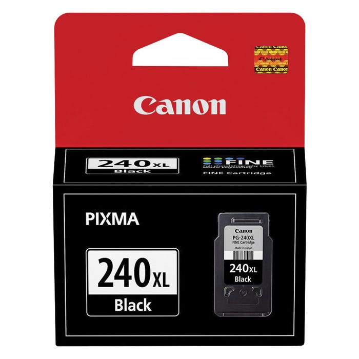Canon Ink Toner Cartridge, PG240XL, Black
