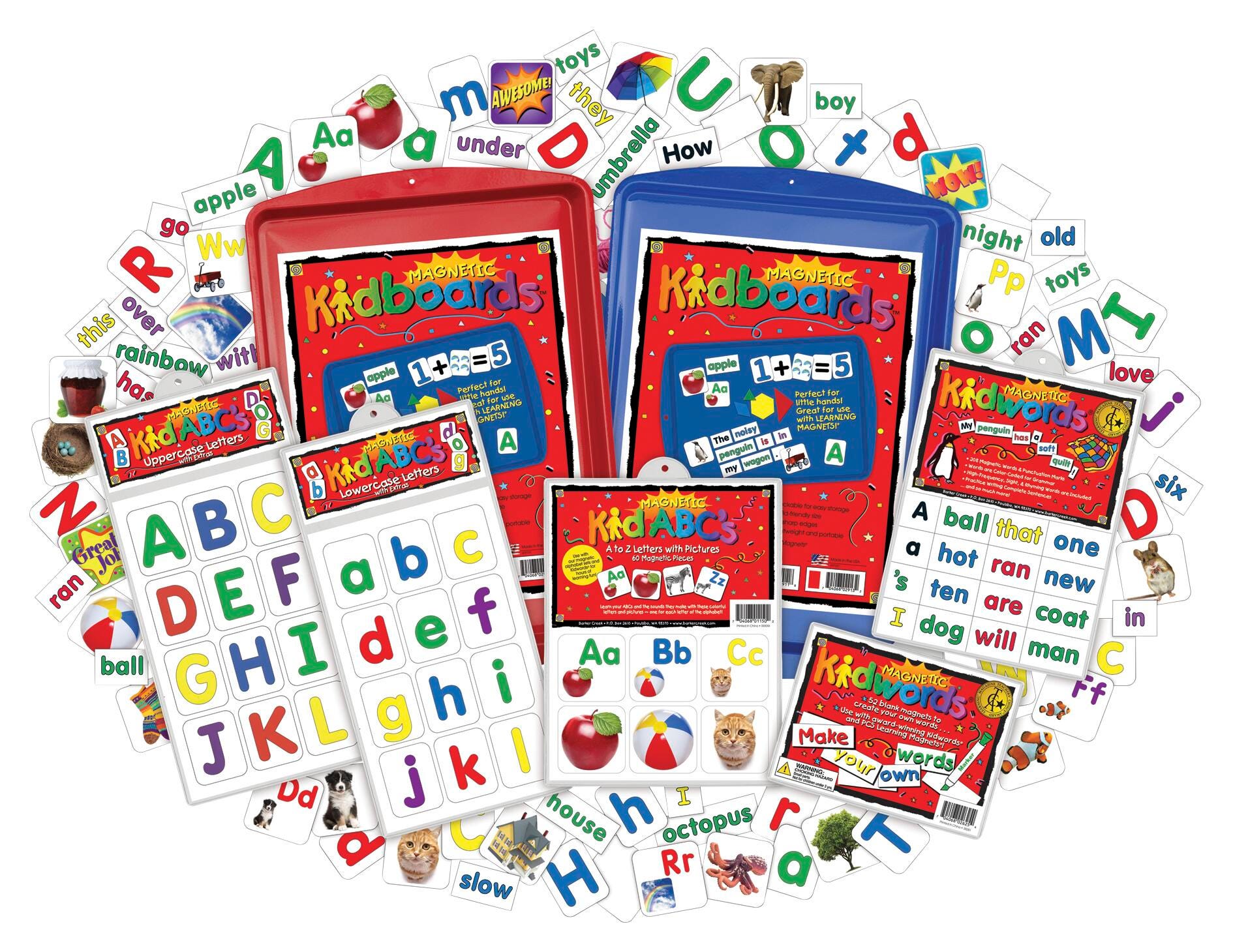 Barker Creek Learning Magnets Language Arts Kit, Item Number 2089884