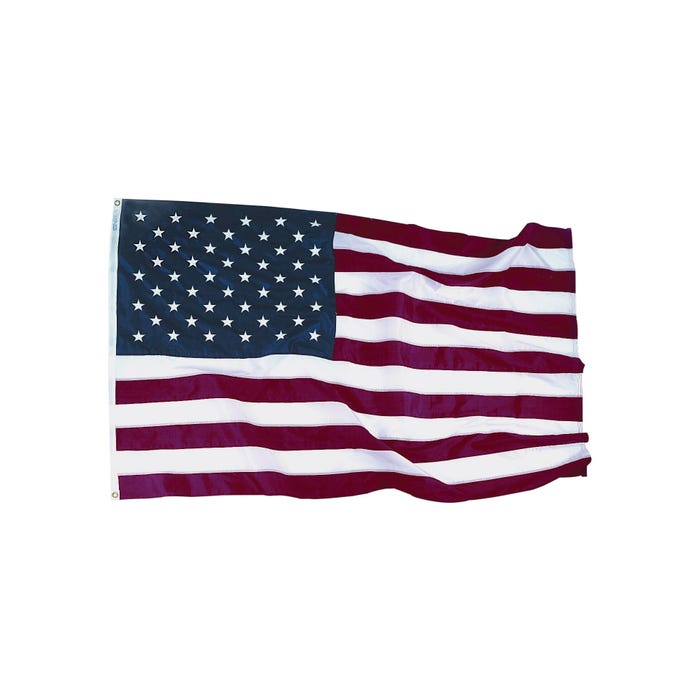 Annin United States Flag, Nyl-Glo ColorFast Nylon, 5 x 8 Feet