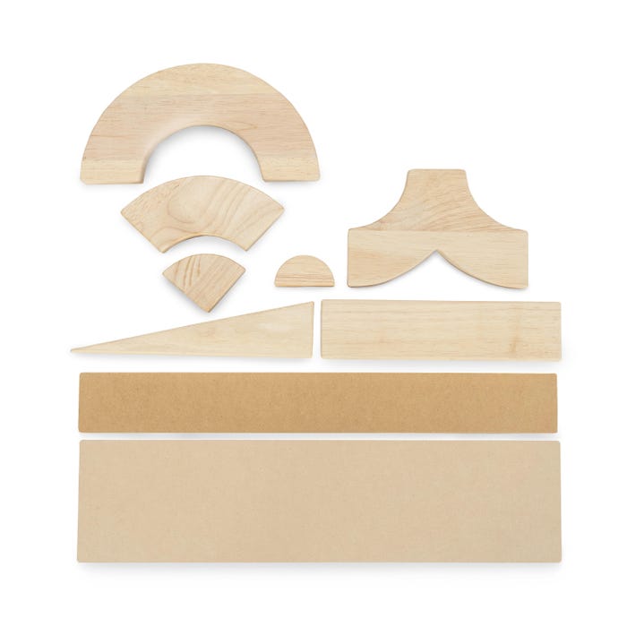 Childcraft Standard Unit Block Set, 20 Pieces