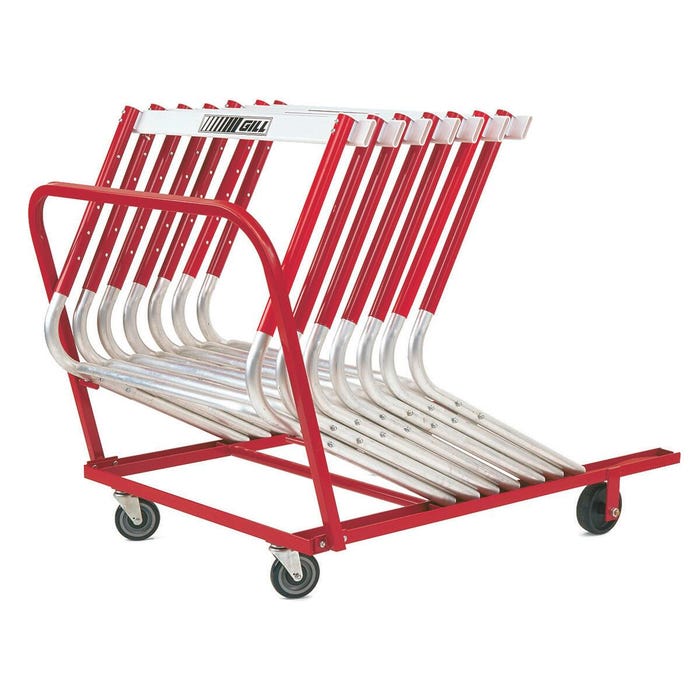 Gill Athletics Versatile Hurdle Cart, Steel, Powder Coated