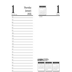 House of Doolittle, Daily Desk Top Calendar Refill, January-December 2026, 3-1/2 x 6 Inches 2150936