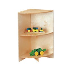 Jonti-Craft Low Outside Corner Storage, 15 x 15 x 29-1/2 Inches, Item Number 2122209