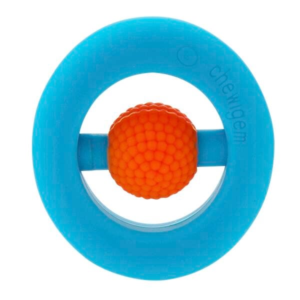 Chewigem Hand Fidget and Chewable, Blue/Orange, Item Number 2103958