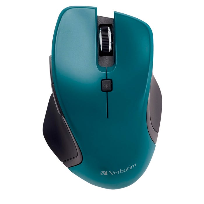 Verbatim USB-C Wireless Blue LED Mouse, Teal
