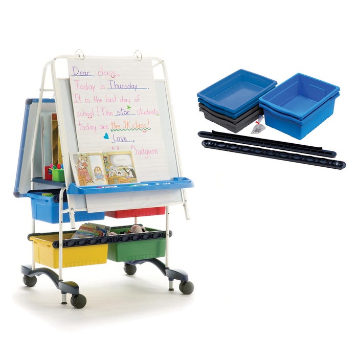 Copernicus Royal Reading/Writing Center with Tub Upgrades, 31-1/2 x 32 x 56-1/2 Inches