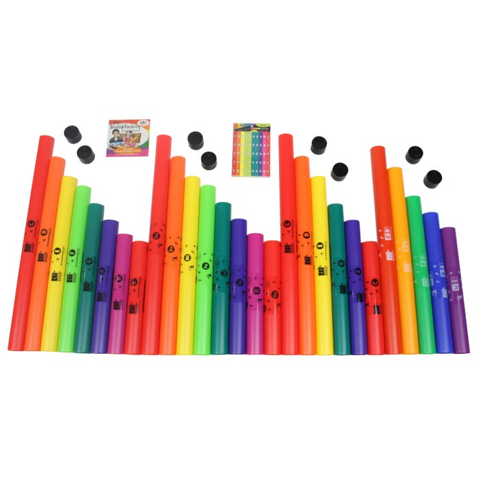 Rhythm Band Boomwhacker 27, Tube Classroom Pack, Set of 27