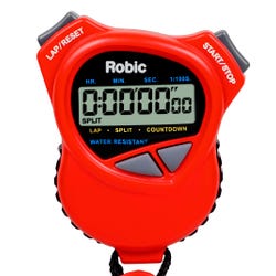 Robic 1000W Dual Stop Watch, Red, Item Number 1497898