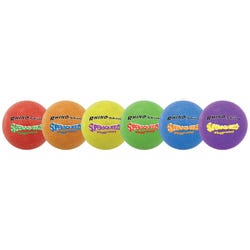 Champion Rhino Skin Super Squeeze Playground balls, Set of 6 colors, Item Number 1568488