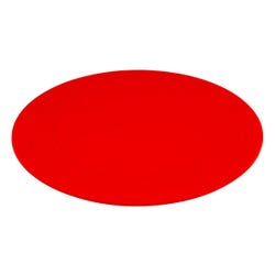 StayPut Non-Slip Placemat, 10 Inch Circular Pad, Red