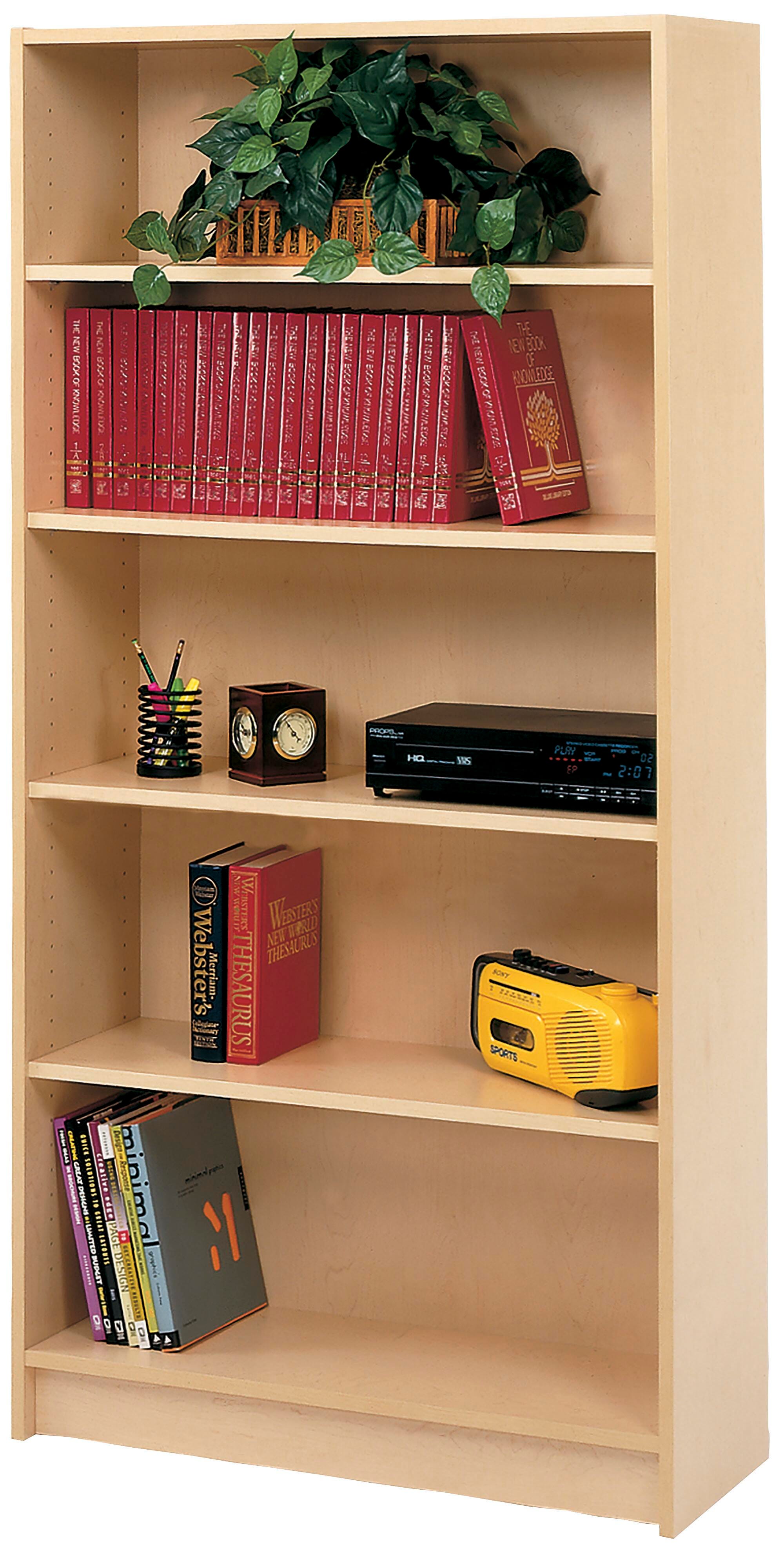 Stevens IDSystems Bookcase, 5 Shelves, 36 x 12 x 72 Inches 4001089