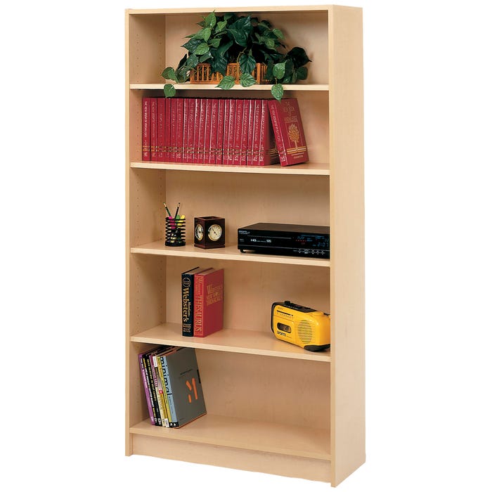 Stevens IDSystems Bookcase, 5 Shelves, 36 x 12 x 72 Inches