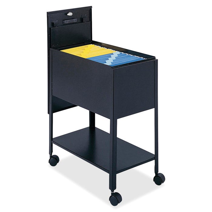 Safco Extra Deep Mobile Rollaway File, Letter Size, 13-1/2 x 24-3/4 x 28-1/4 Inches, Black