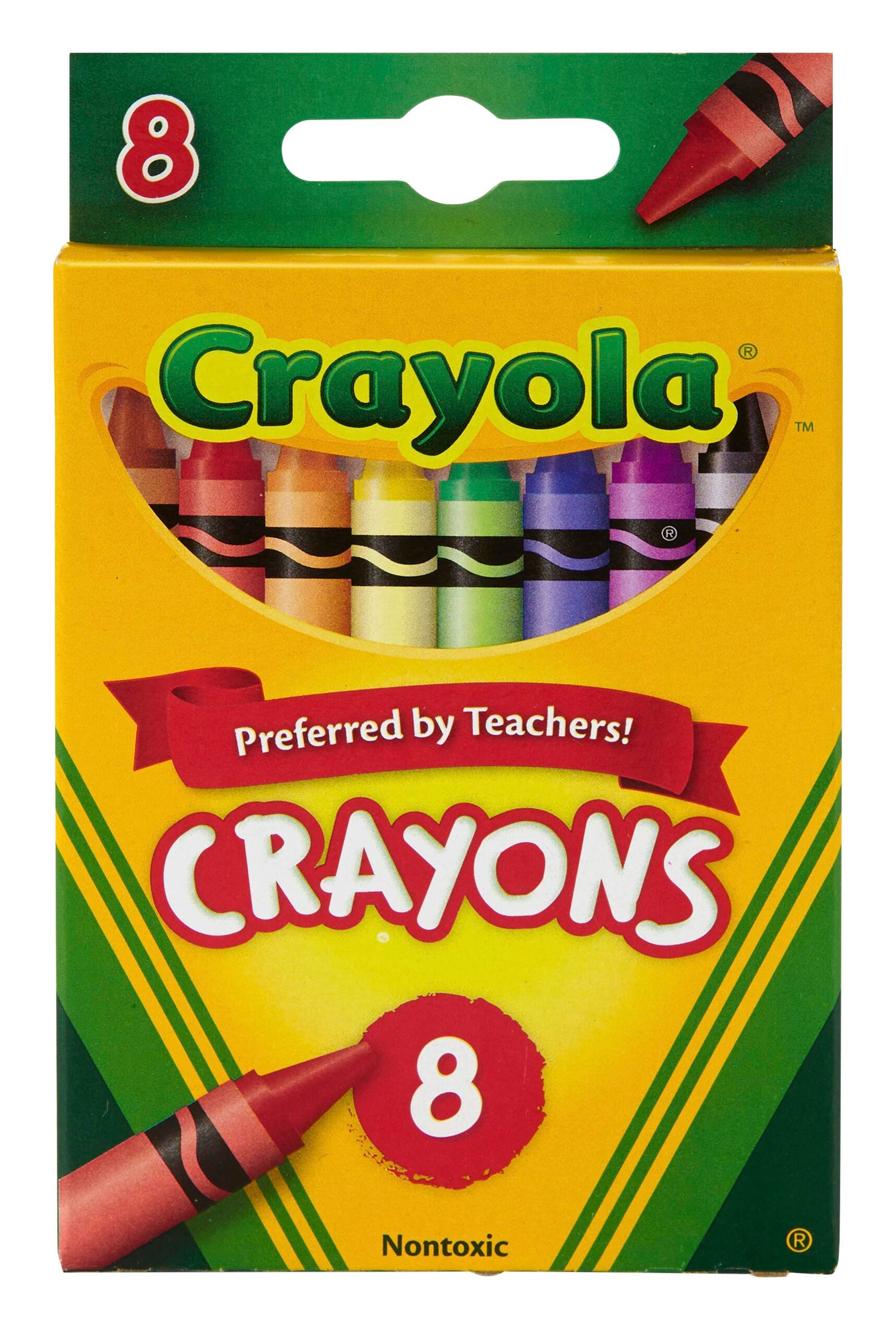 Crayola Crayons, Assorted Colors, Set of 8 007503