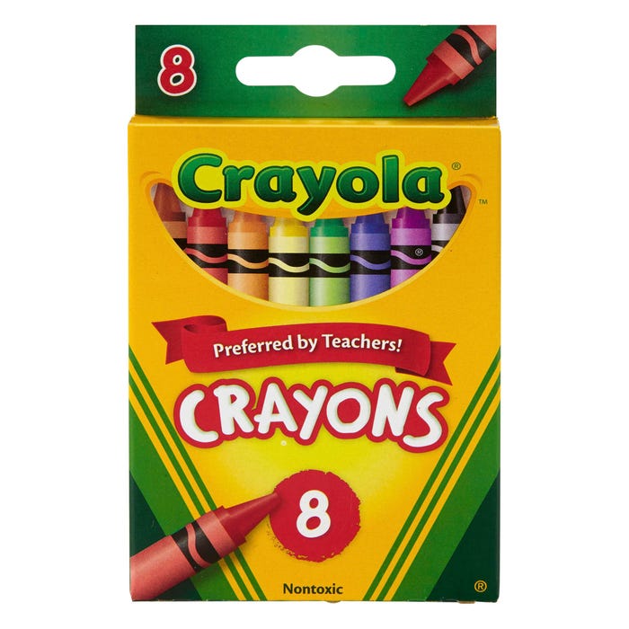 Crayola Crayons, Assorted Colors, Set of 8