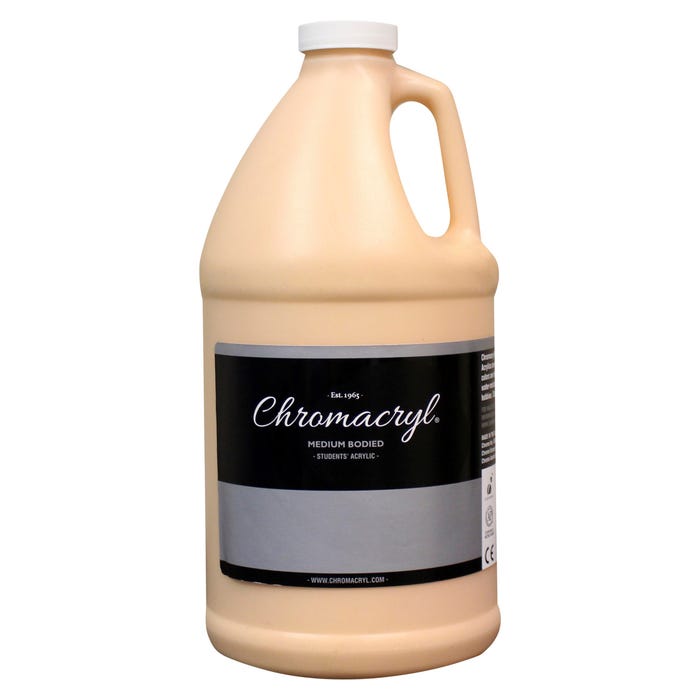 Chromacryl Students' Acrylics, Peach, Half Gallon