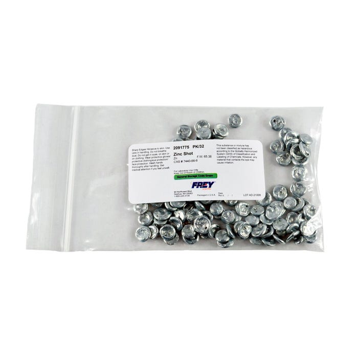 Frey Scientific Zinc Shot, Package of 32
