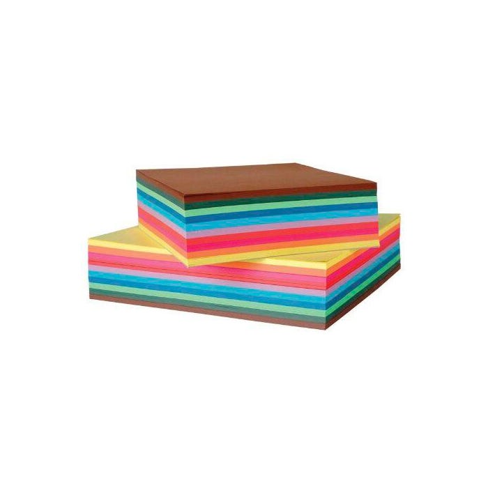 Folia Origami Paper, 8 x 8 Inches, Assorted Colors, 500 Sheets