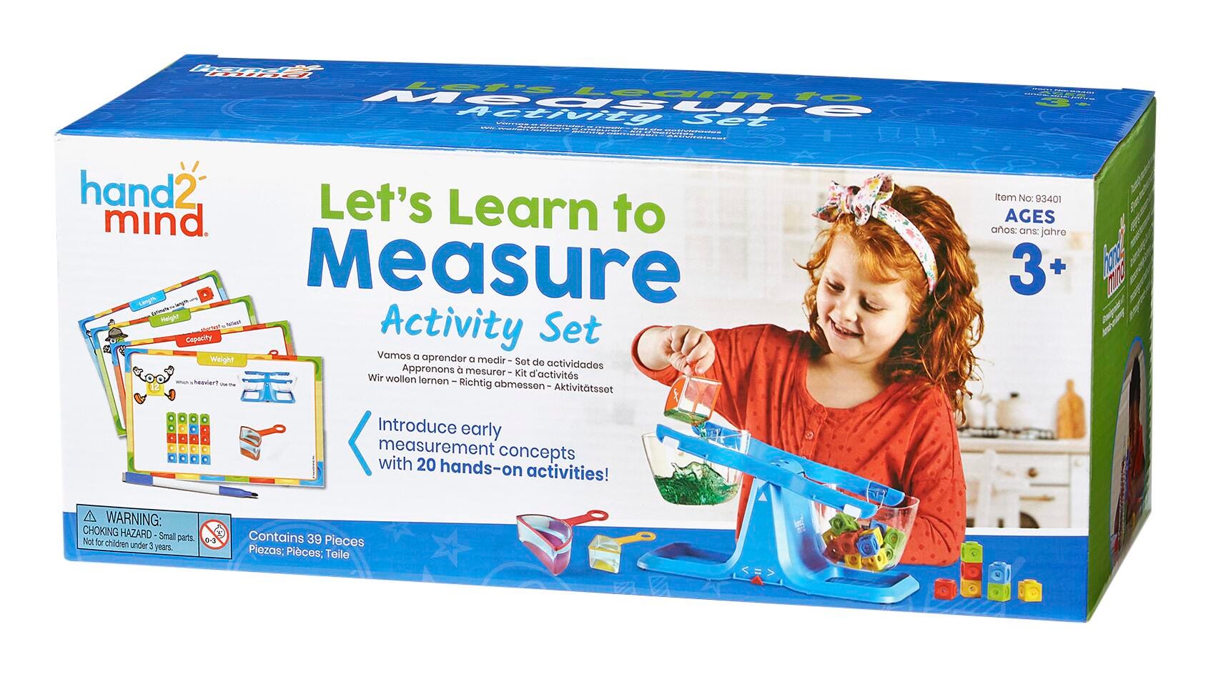 Hand2Mind Let&#039;s Learn To Measure Activity Set, Item Number 2102549