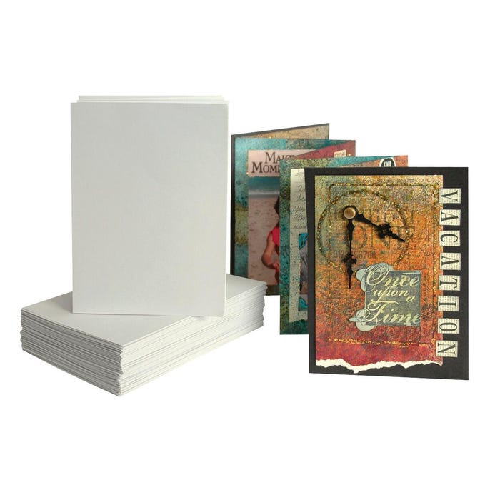 Arnold Grummer Zig-Zag Book, 4-1/2 x 5-3/4 Inches, White, Pack of 12